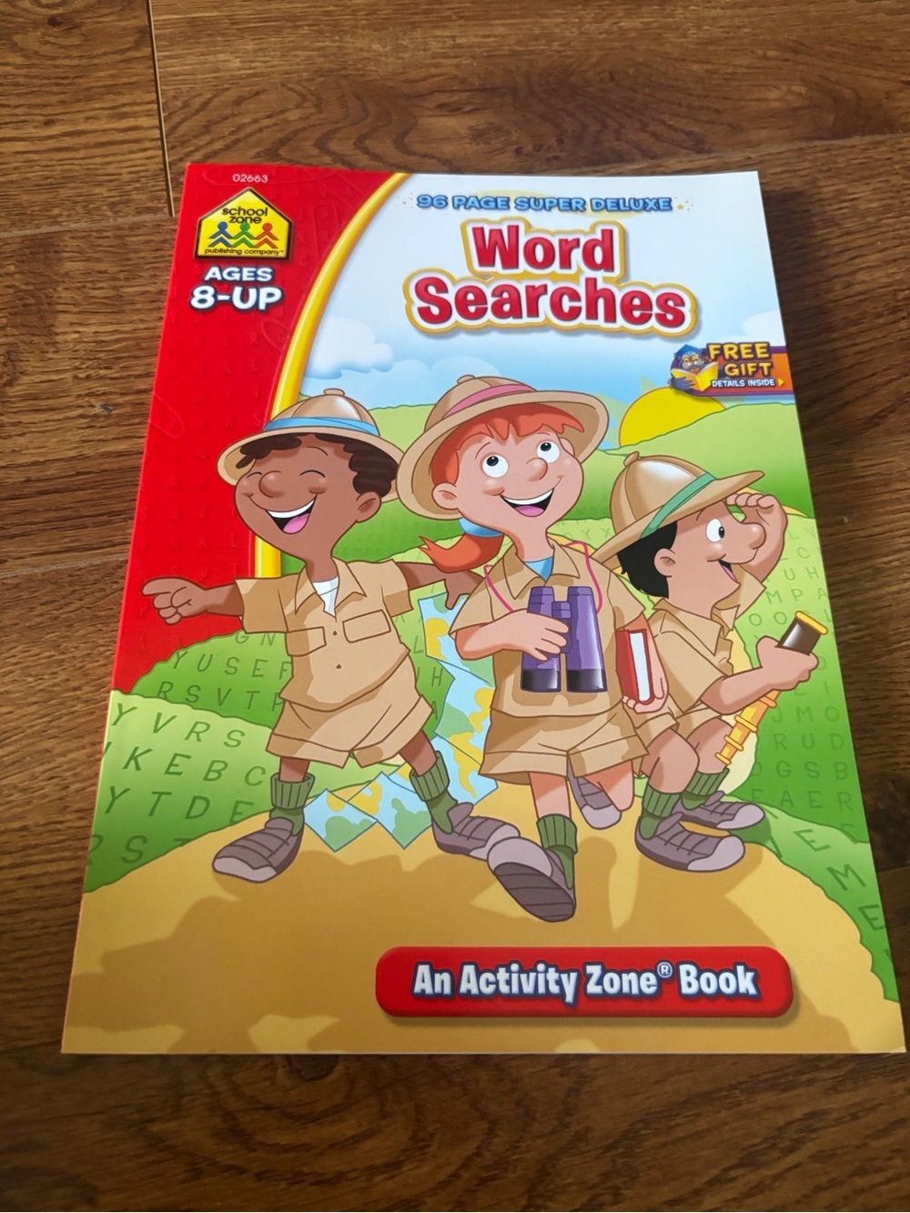 Word Searches Activity Book - Red
